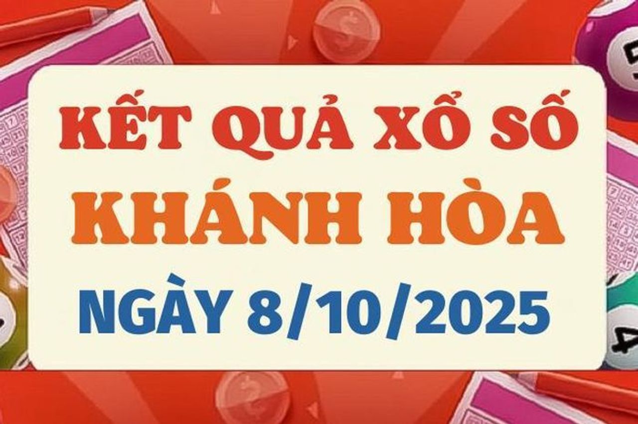 Trực tiếp kết quả xổ số Khánh Hòa hôm nay 8/10/2025 - XSKH 8/10 - Báo VTC News