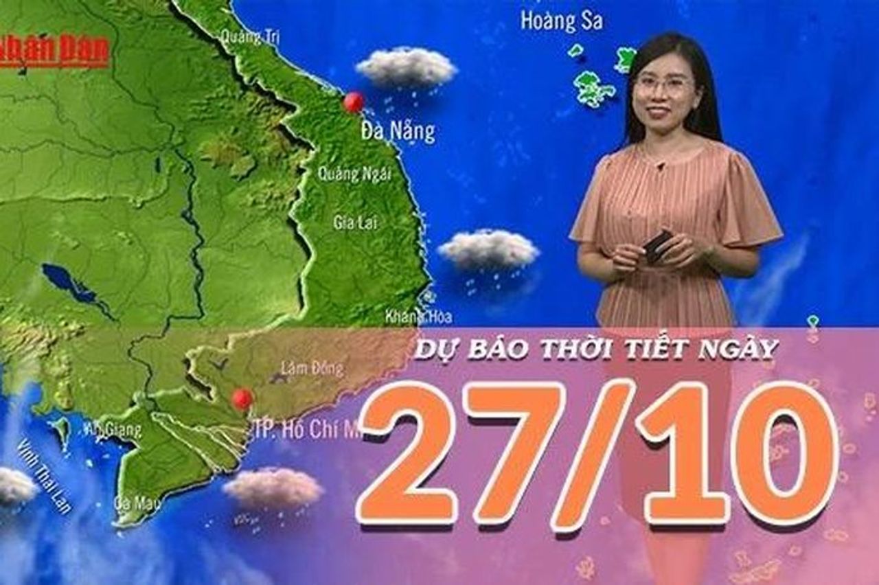 Dự báo thời tiết ngày 27/10/2025: Trung Bộ tiếp tục mưa lớn - Báo Nhân Dân