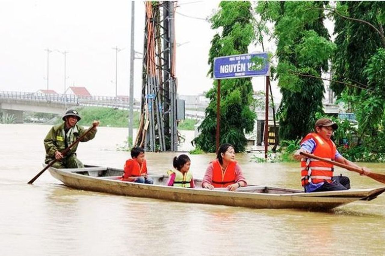 Miền Trung: Lũ trên các sông đang lên - Báo Quân Đội Nhân Dân