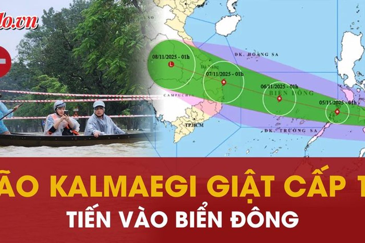 Thông tin mới: Bão KALMAEGI tiến nhanh vào Biển Đông, giật trên cấp 17 - Báo Pháp Luật TP.HCM