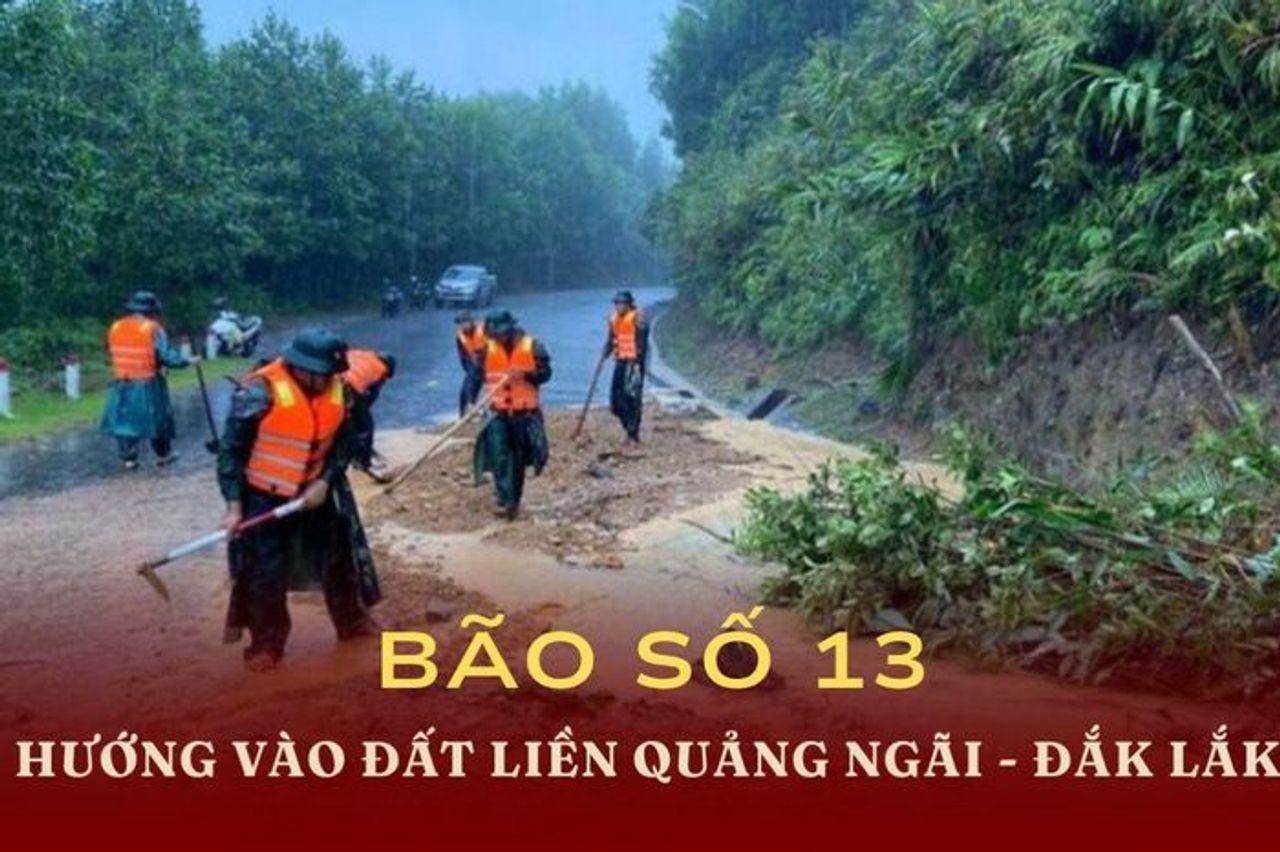 Bão số 13 mạnh cấp 14, hướng vào đất liền Quảng Ngãi - Đắk Lắk - Tạp chí SaoStar