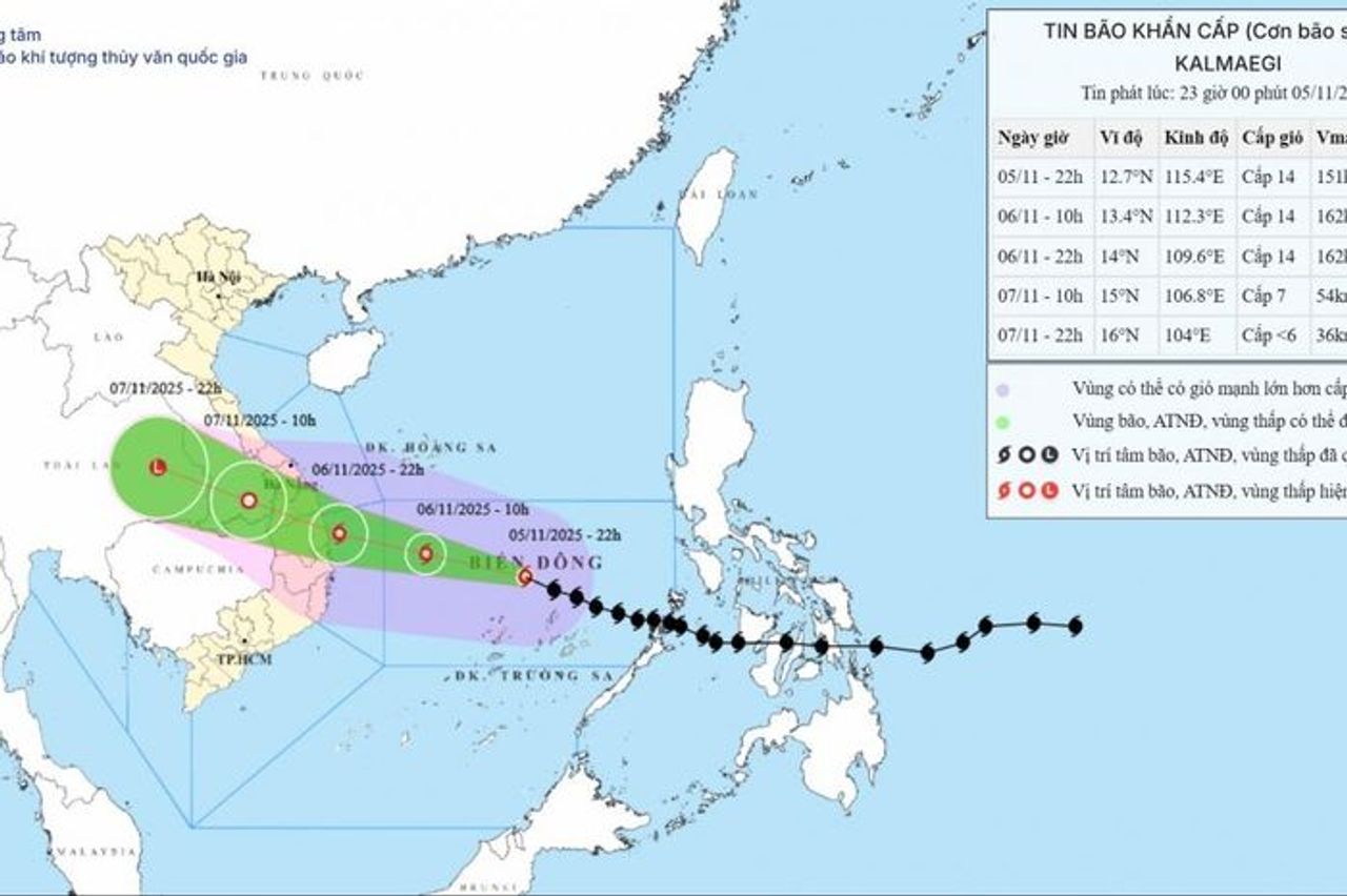 Bão số 13 giật cấp 17, gây mưa lớn từ Đà Nẵng đến Đắk Lắk - Báo Điện tử Tiếng nói Việt Nam